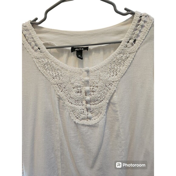 ALYX WHITE TOP SZ M - Picture 2 of 6